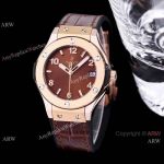 New Replica Hublot Women's Classic Fusion Watch Quartz Chocolate Dial